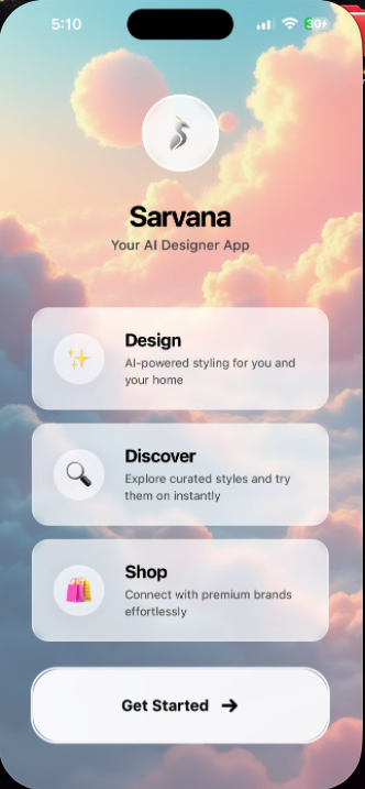 Sarvana App - Your AI Designer